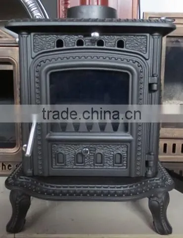 6-8KW High Quality Hot Sale CE Certificates Antique Cast Iron Wood Burning Pellet Stove HS-X12 photo-3