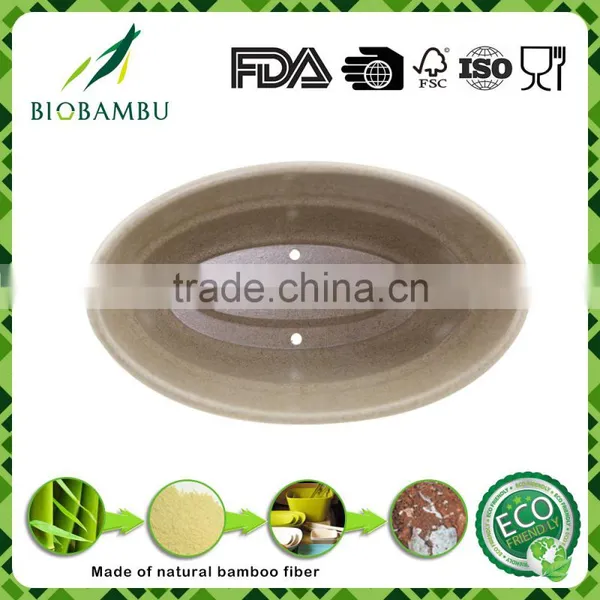 Garden Supplies Attractive Colorful Bamboo Fiber Flower Pot photo-5