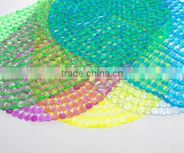 Top Grade Cross Texture Pvc Coil Baby Bath Mat photo-3