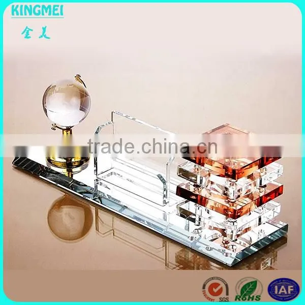 Photo Frame Engraved Crystal Office Pen Holder For Promotional Items photo-5