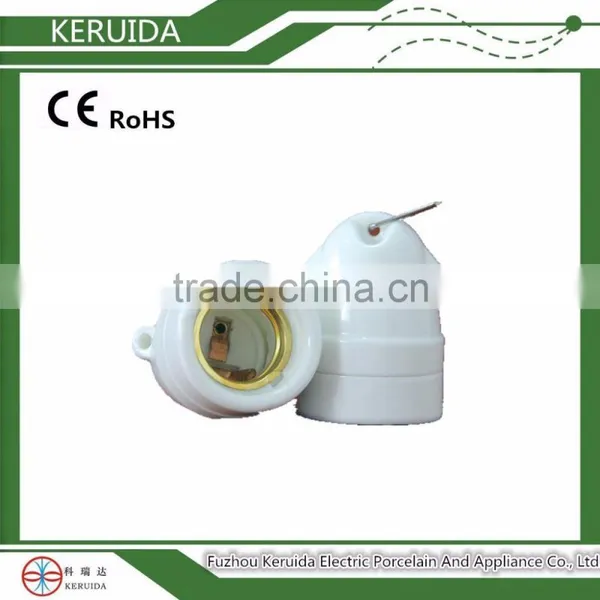 CE Approved! Screw Locking Lamp Holder /light Socket/porcelain Bulb Holder photo-3