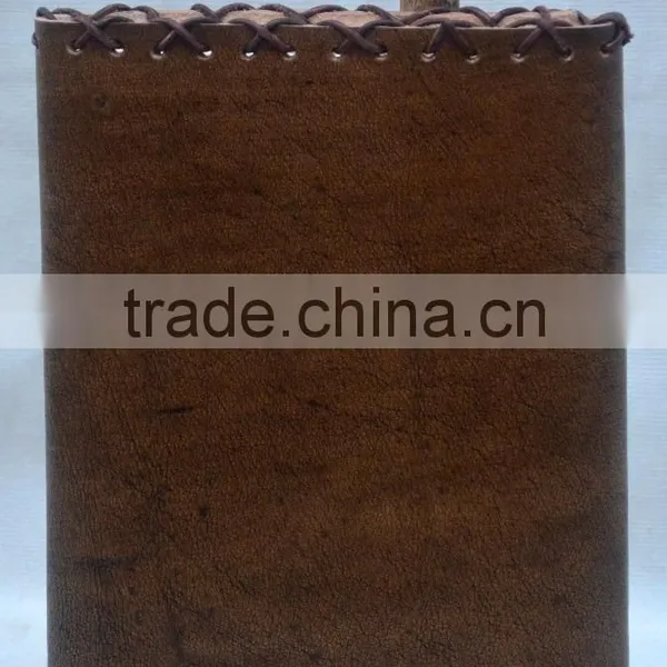 Handmade Vintage Leather Notebook With Pencil photo-2