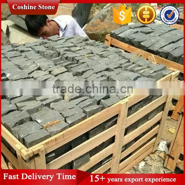 Natural Stone Black Basalt Pavers Paving Stone photo-4