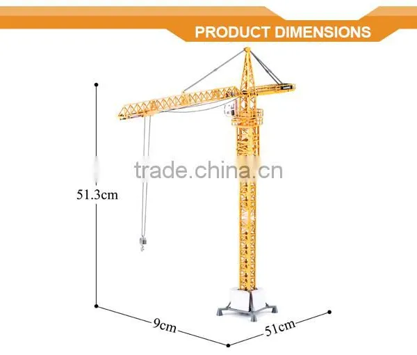 1:50 Wholesale Diecast Cars Tower Crane Toy Car Metal for Sale photo-5