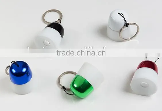 Mini Size Cute Design Retracted Led Flashlight Torch Light With Key Chain photo-2