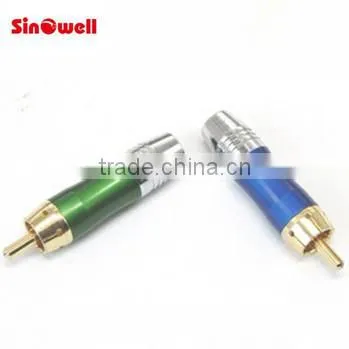 Cctv Audio 75 Ohm Solder Rca Audio Plug High Quality photo-2