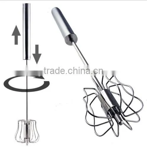 Kitchen Cooking Tools Blender Stainless Steel Egg Beater Whisk photo-3