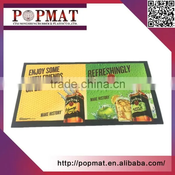 Promotional Rubber Non Woven Fabric Bar Mat photo-4