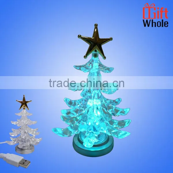 Cheap Hot USB Mini Christmas Trees LED for Gift photo-2