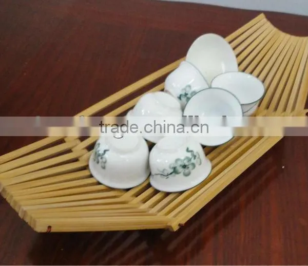 Fancy Japan Bamboo Boat Cup Mat