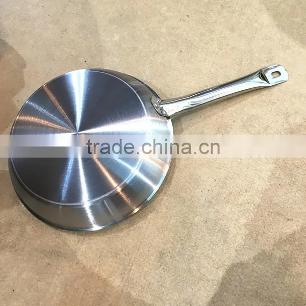 Stamped Fry Pans Tainless Steel Pots Frying Pan Top Products Hot Selling photo-3
