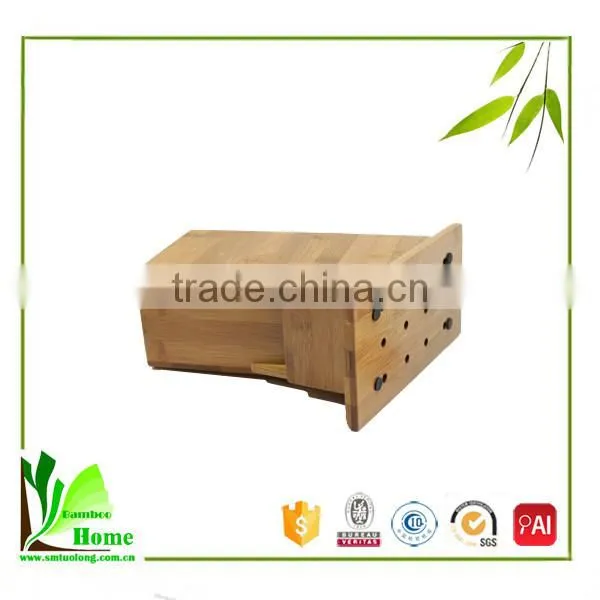 New Sesigned Bamboo Clear Bamboo Knife Block photo-2