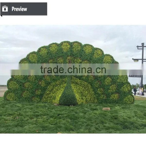 Factory Direct Artificial Animal-shaped Grass Topiary Animal for Square Decoration photo-3