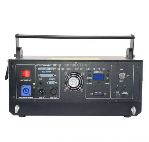 2W/3W/7W/10W Animation OEM Laser Light Stage Light With Scanner photo-2