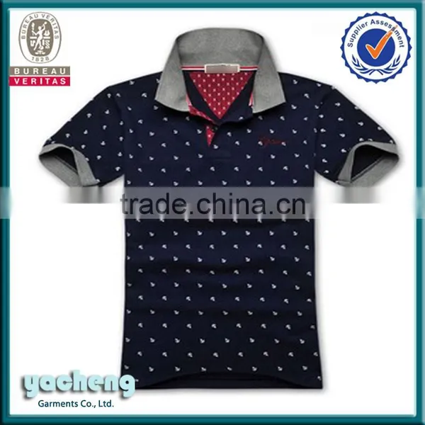 2016high Quality Fashionable Men Printing POLO T-shirt