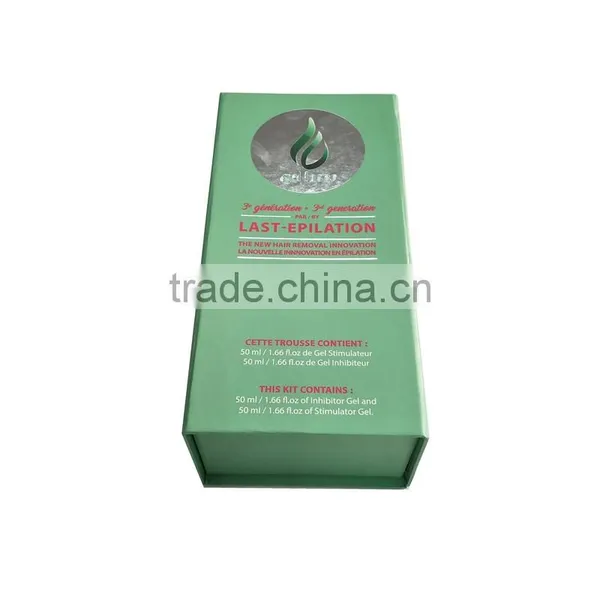 Wholesale Custom Printed Magnet Paper Book Box Packing Hair Removal Device With EVA Insert photo-3
