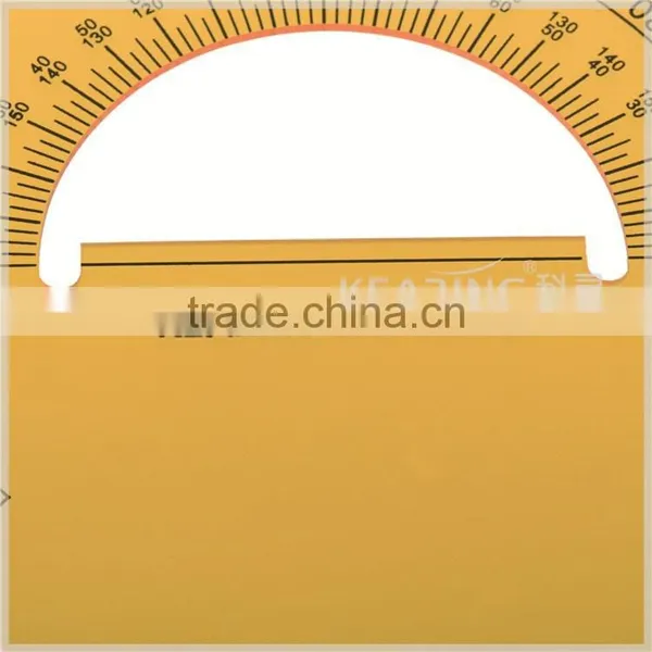 Kearing Plastic 45cm FRENCH CURVE RULER / Economical Garment Rulers With Protractor # 6045B photo-4