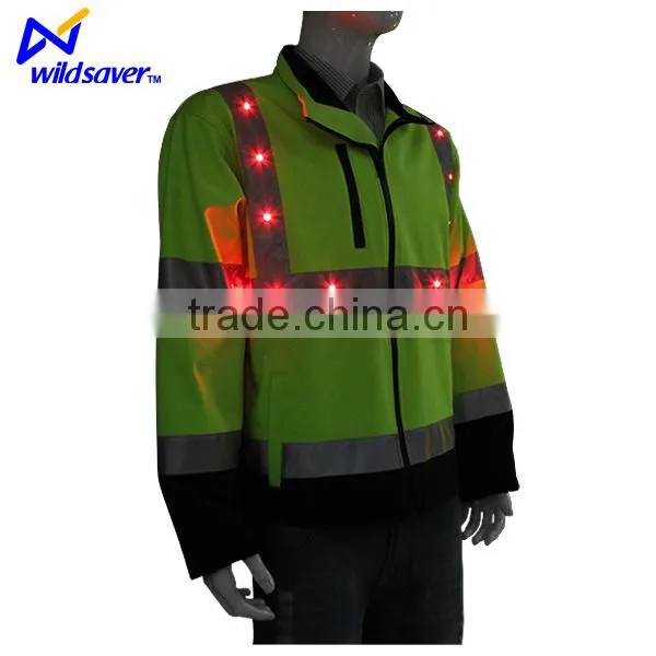 Winter Waterproof Polyester Cotton Reflective Safety Jacket for Mens photo-2