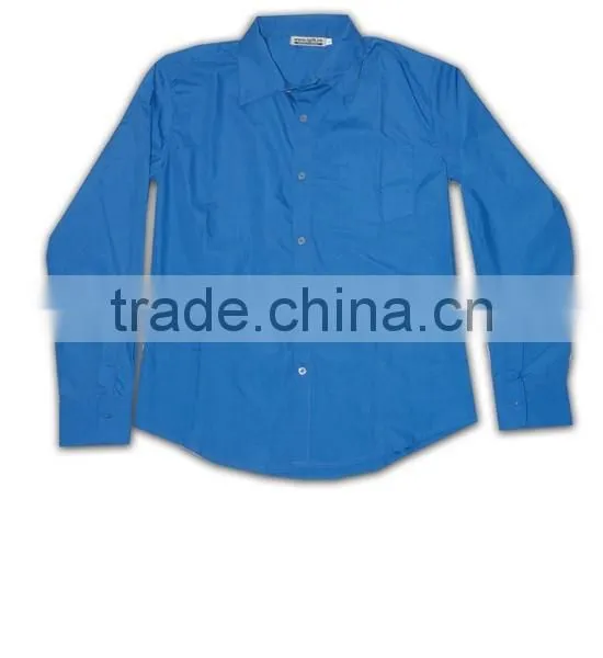 2015 Hot Sell Wholesale High Quality Tailored Mens Flannel Blue Shirts photo-5
