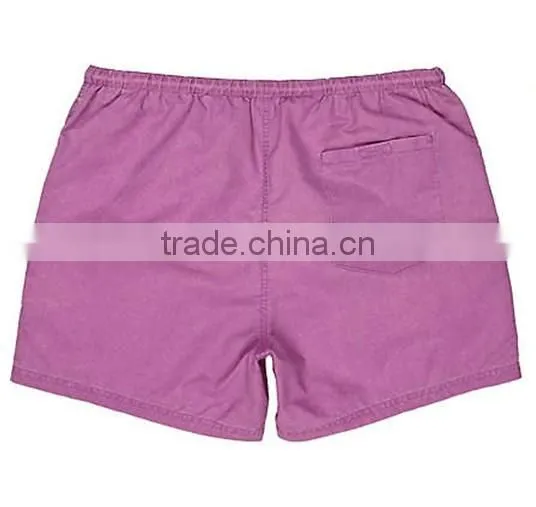 2016 Stylish Quality 100%cotton Men Plain Sweat Shorts Beach Swim Shorts photo-2