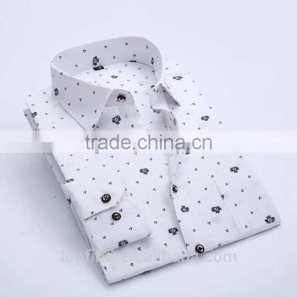 Yiwu Factory OEM High Quality Cotton Shirt Elegant for Men 2016 photo-4