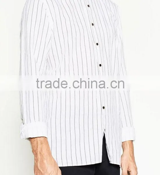 Seven Men Solid Color Shirt Sleeve Shirt photo-2