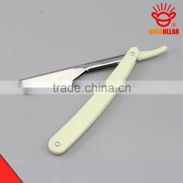 "GOLD DOLLAR FDW-7" Disposable Stainless Steel Barber Razor Straight Razor