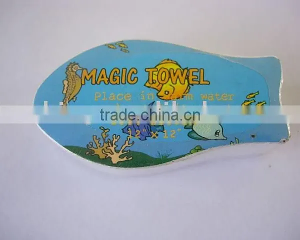 100% Cotton Bottle Shaped Compressed Towels photo-6