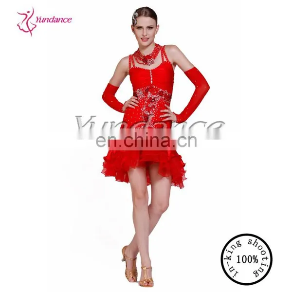 Latin Dress Professional Belly Dance Costume L-1365 photo-4