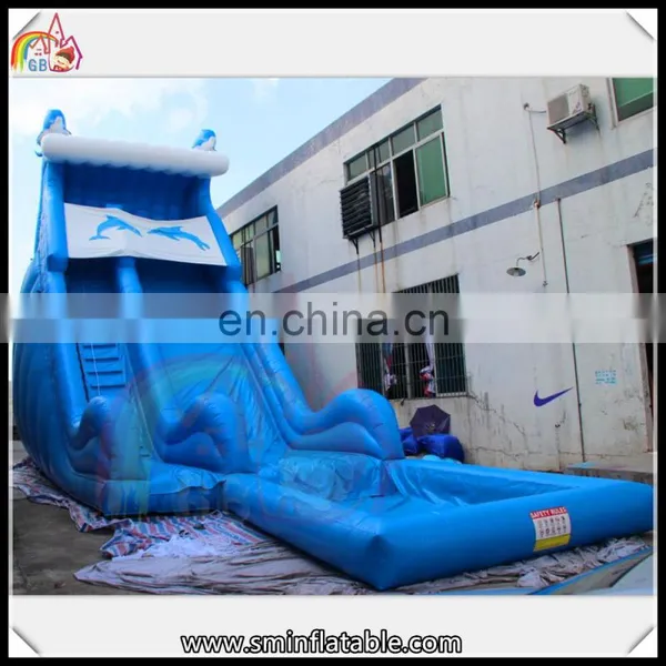 Giant Inflatable Water Park Slide,cheap Water Slide With Pool,commercial Inflatable Water Slides for Kid and Adult photo-2