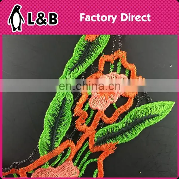 B-019 Polyester Collars Simple Lace Neck Designs Embroidery Embroidery Applique photo-4