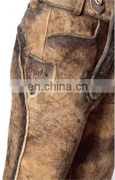 Knee Lederhosen, Trachten Lederhosen, Bavarian Clothing, Bavarian Lederhosen (German Clothing) photo-3