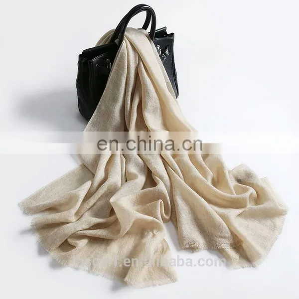 Retro Wool Scarf Pink for Women