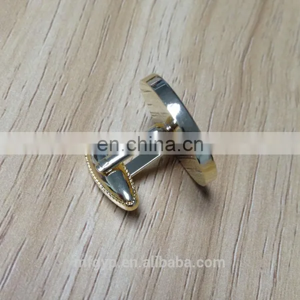 Wholesale Lion Club Custom Logo Brass Cufflink photo-3