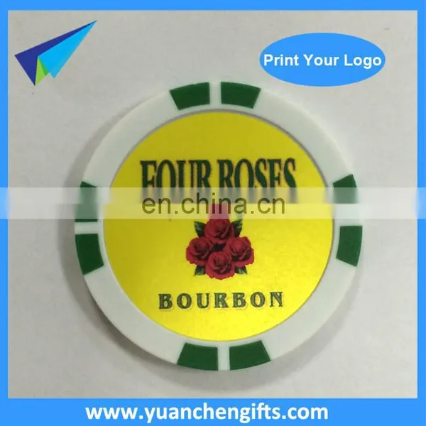 Custom Printing Poker Chip Golf Ball Marker With Your Logo photo-5