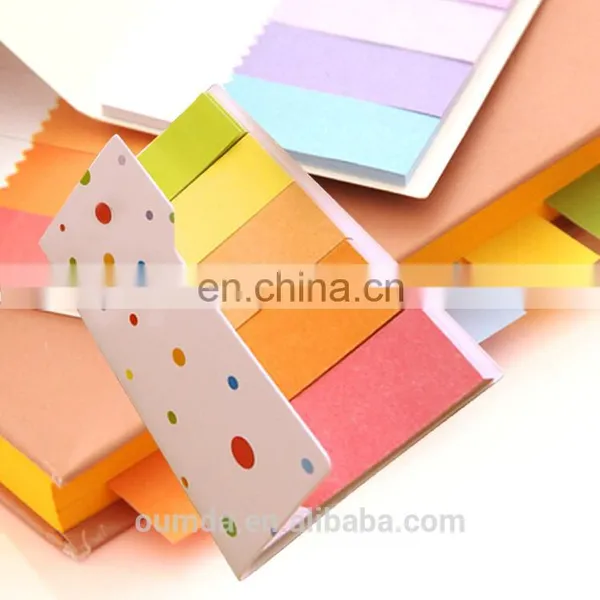 New Notepad With Various Color Sticky Notes Promotional Memo Notebook
