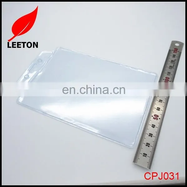 Factory Custom PVC Waterproof Exhibition ID Card Holder photo-3