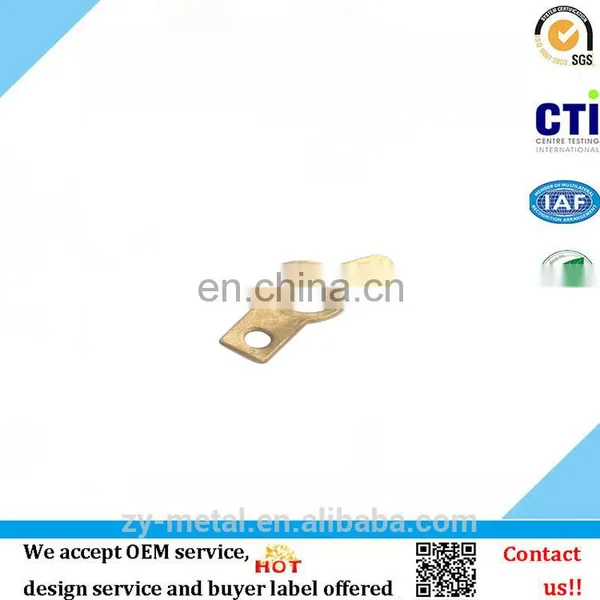 Hardware Stamping Parts Brass Metal Sharpnel for Electronic Products
