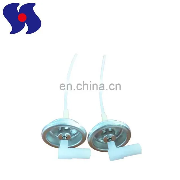 Metal Stem Metered Aerosol Valve With L Shape Actuator