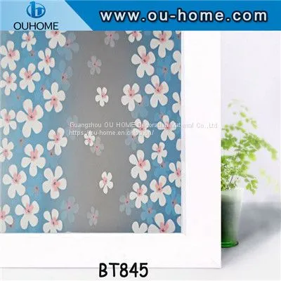 BT845 PVC Stained Frosted Decorative Glass Window Film