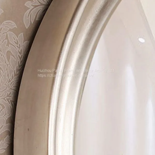 European-style Wall Mirror Bathroom Mirror Oval Bathroom Wash Mirror Decorative Mirror photo-4