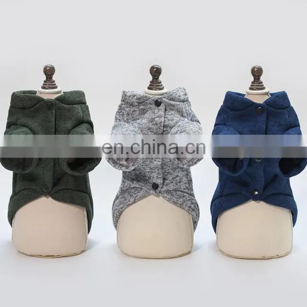 Hot Selling Dog Clothes Puppy Hoodies Coat Winter Sweatshirt Warm Sweater Windproof Pet Jacket photo-3