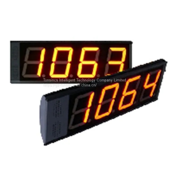 Wired/ Wireless One Line 4 Number Digital Signage and Displays LED Display for Queue System for Bank/Supermarket