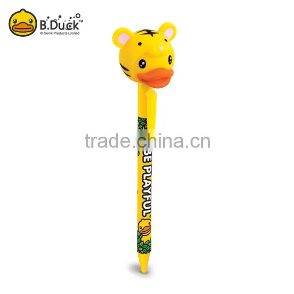 Novelty Custom Made Advertising Ball Pen With Animal Head for Kids as Gift photo-2