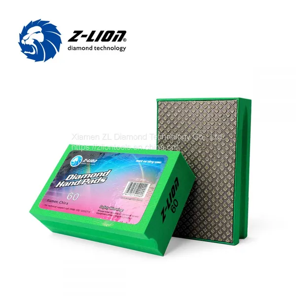 Z-LION Premium Electroplated Diamond Hand Polishing Pads for Glass Stone Ceramic Grinding photo-3