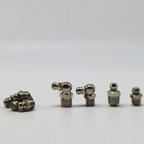 M6 X 1mm 45 Degree Metric Grease Nipple Fitting Iron Galvanized Grease Nipple photo-3