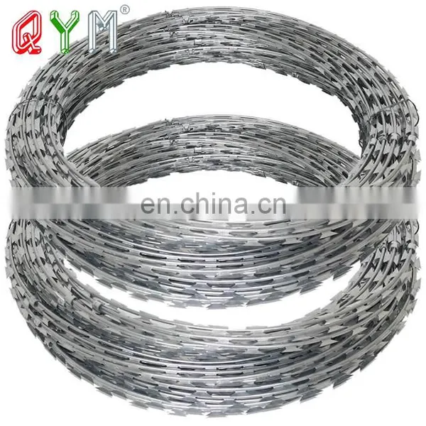 QYM High Quality Concertina Razor Wire Fence photo-5