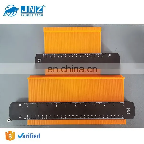New Generation 10 Inch Metal Contour Gauge Profile Gauge Shape Duplicator With Lock Self Lock Edge Shaping Measuring Gauge photo-3