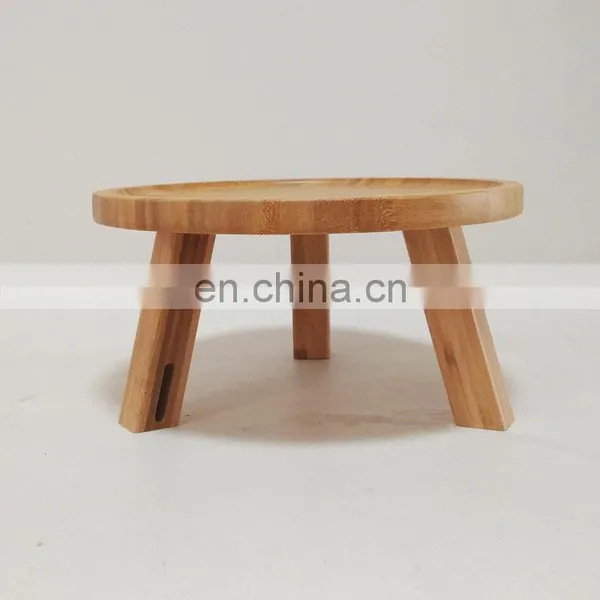 Eco Friendly Creative Design Nordic Style Balcony Garden Bamboo Flower Rack photo-3
