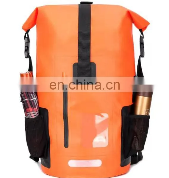 Custom Logo 15L 20L 25L 40L 50L 60L 80L Waterproof Dry Bag Backpack for Fishing Hiking Floating photo-5